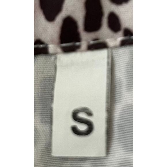 NO MFG. TAG LONG BELL SLV V-NECK RUFFLE LAYERS MIDI DRESS, WOMENS, S-BROWN/CREAM - Picture 10 of 12